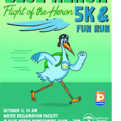 Blue Heron Homecoming 5K Poster
