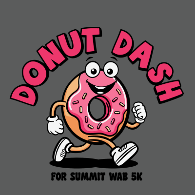 Donut Dash Logo  (Running donut)