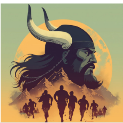 North Hill 5K Viking Logo